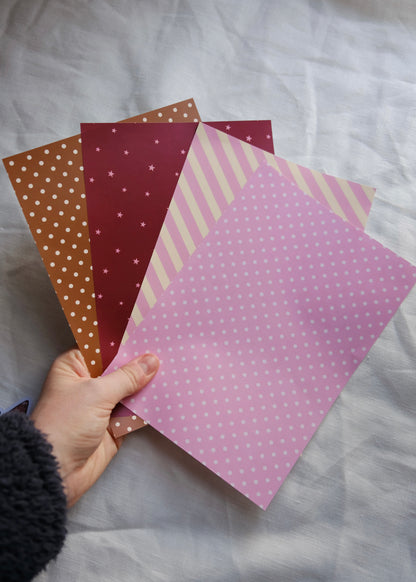 Berry & Toffee Paper and Sticker Pack