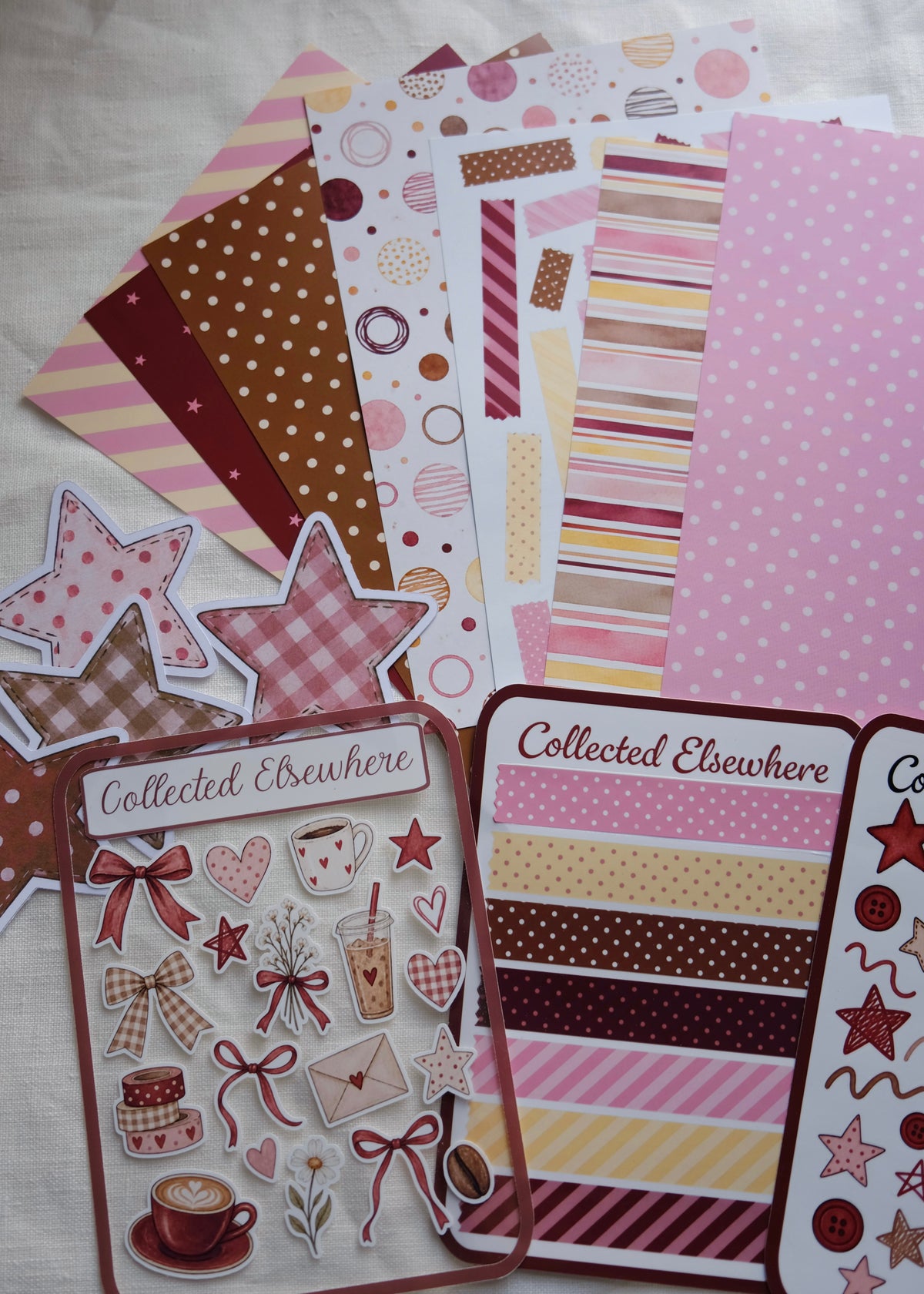 Berry & Toffee Paper and Sticker Pack