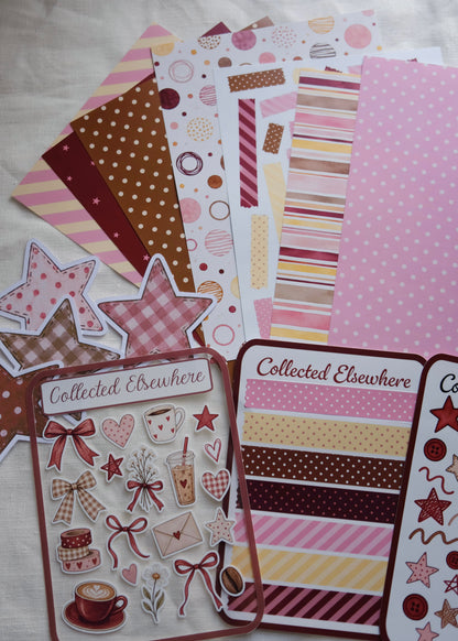 Berry & Toffee Paper and Sticker Pack